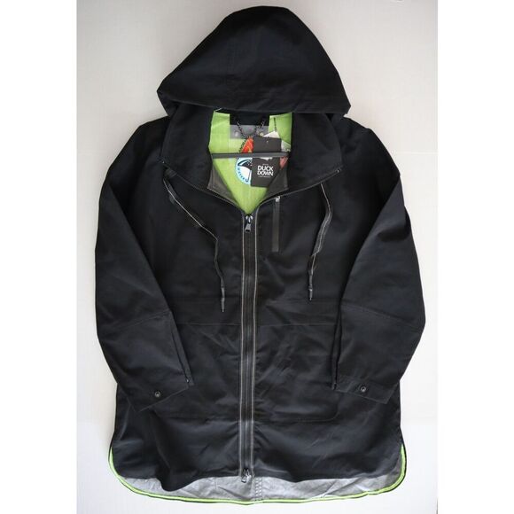 My Anorak 50838SN Women's Sz XL Black 2-Way Zip Front Hooded Trails Jacket - Picture 8 of 11